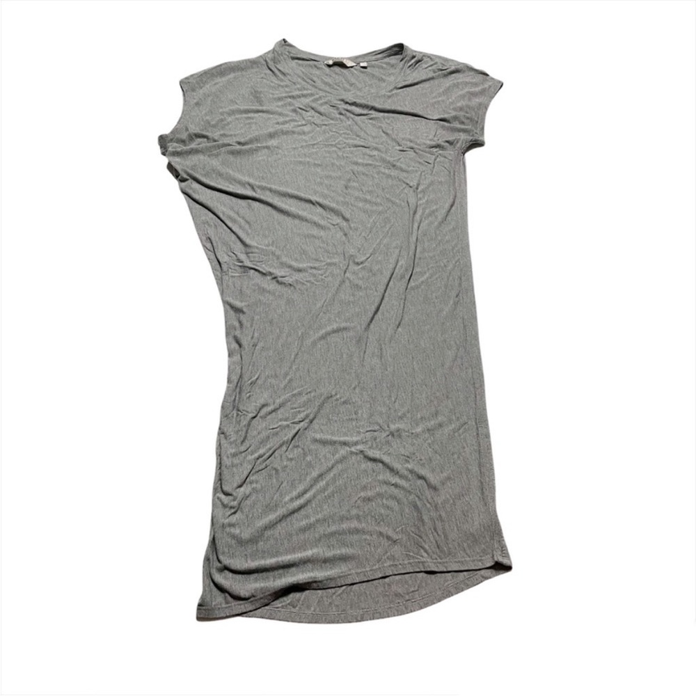 Athleta Stretchy Jersey Knit Short Sleeve Loungewear Athleisure Midi Maxi Dress - Picture 1 of 5